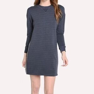 Monrow | M | Navy long sleeve Sweatshirt Dress Blue soft French terry dress